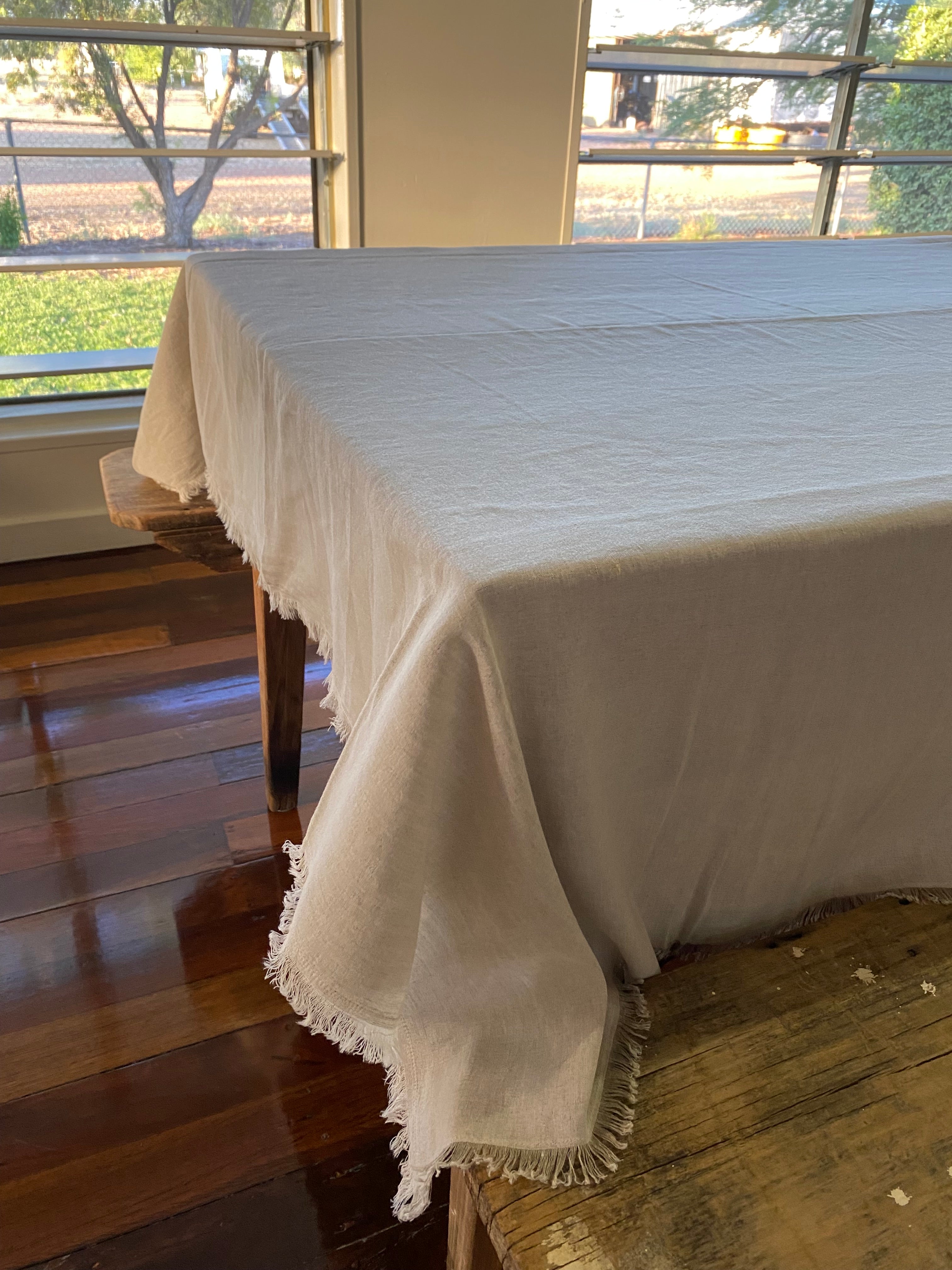 Panama Tablecloth Natural