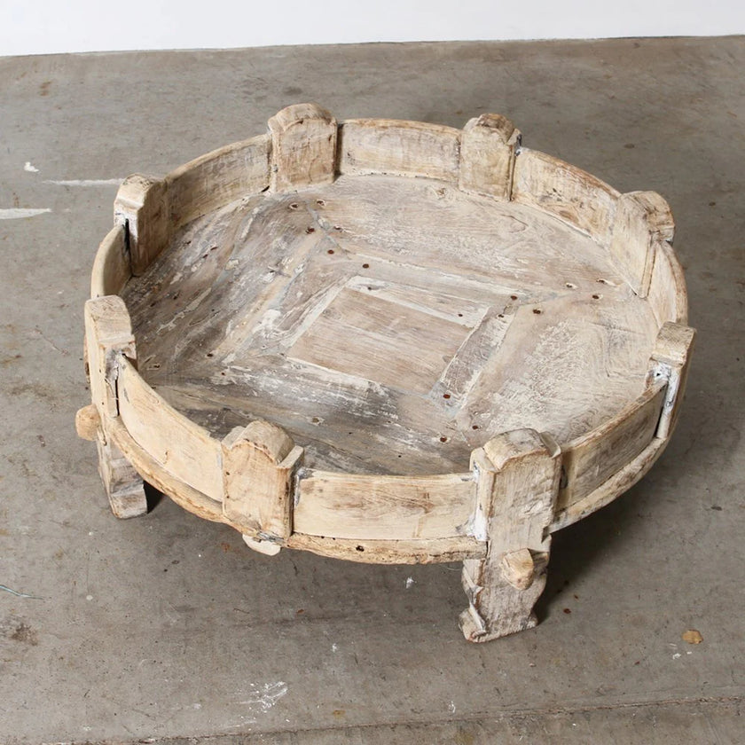 Vintage Indian Grinder Table