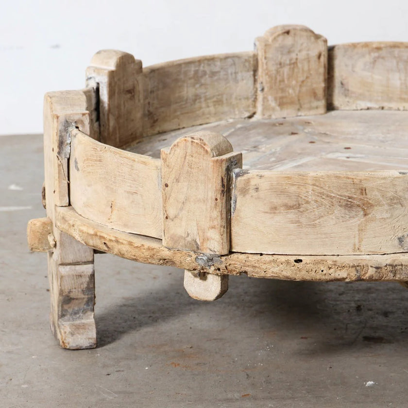 Vintage Indian Grinder Table