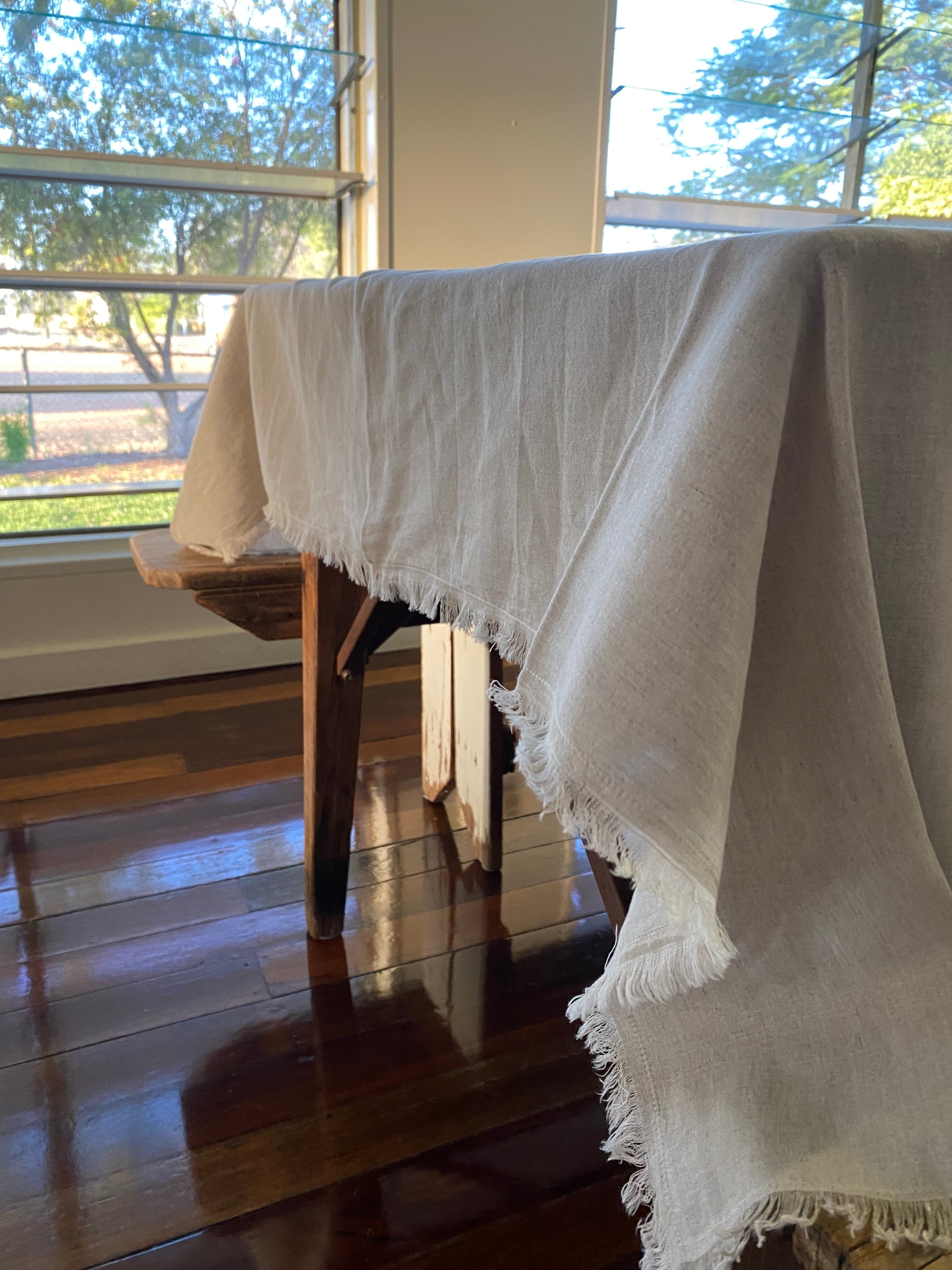 Panama Tablecloth Natural