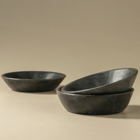 Vintage Indian Black Bowl