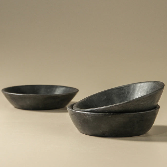 Vintage Indian Black Bowl