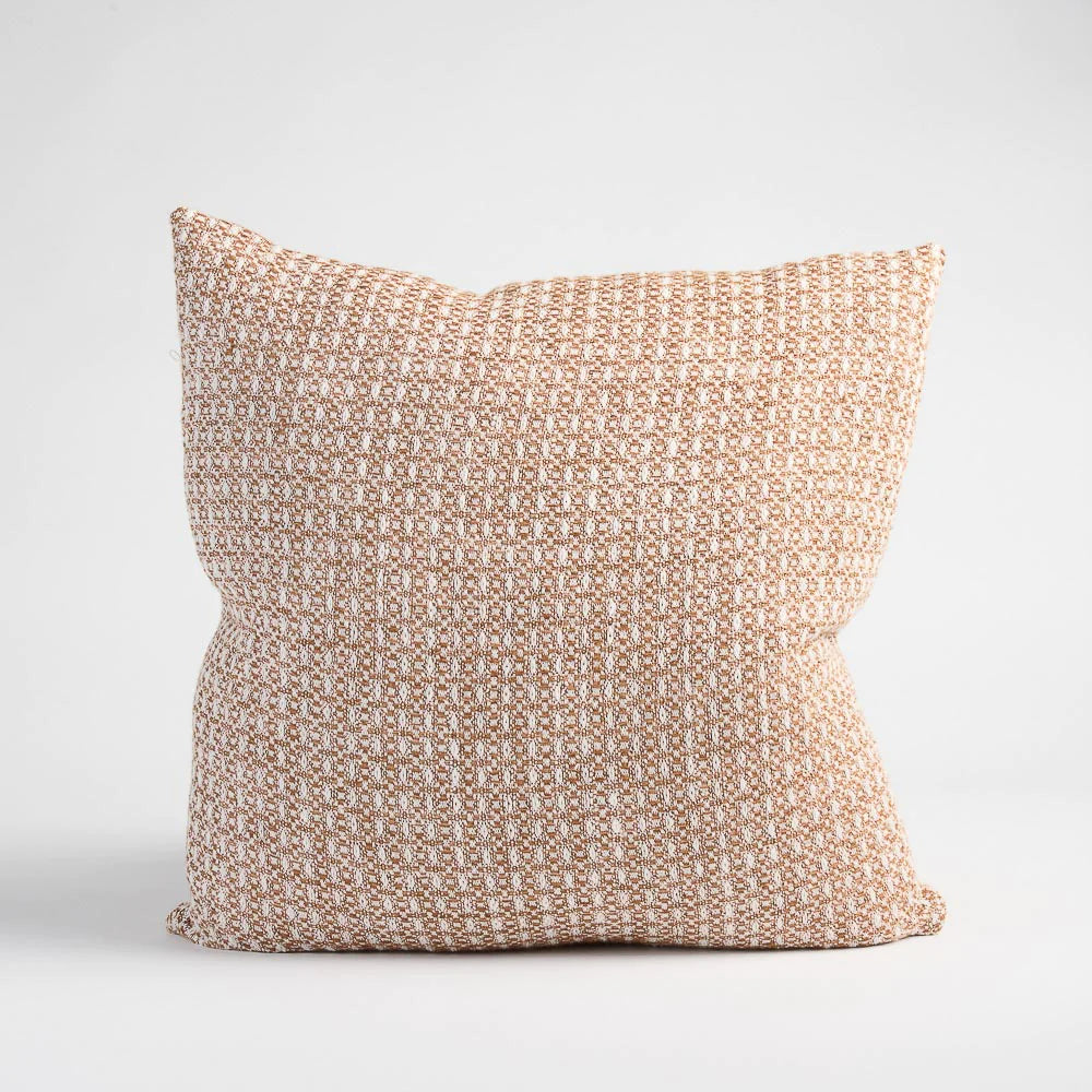 Noah Cushion | Nutmeg/White