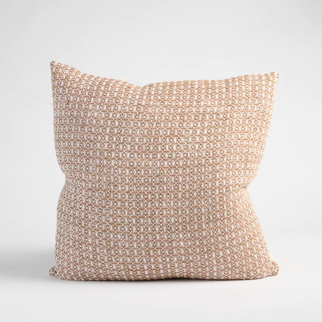 Noah Cushion | Nutmeg/White