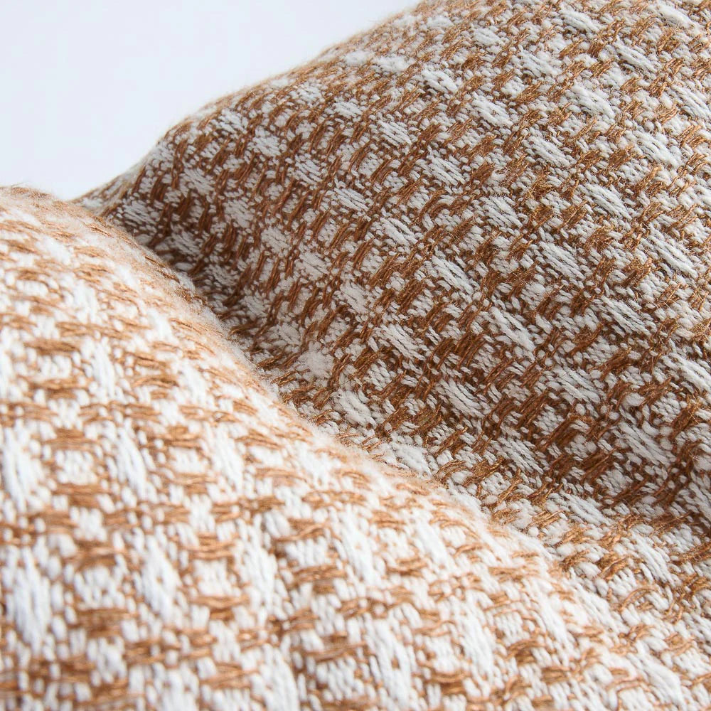 Noah Cushion | Nutmeg/White