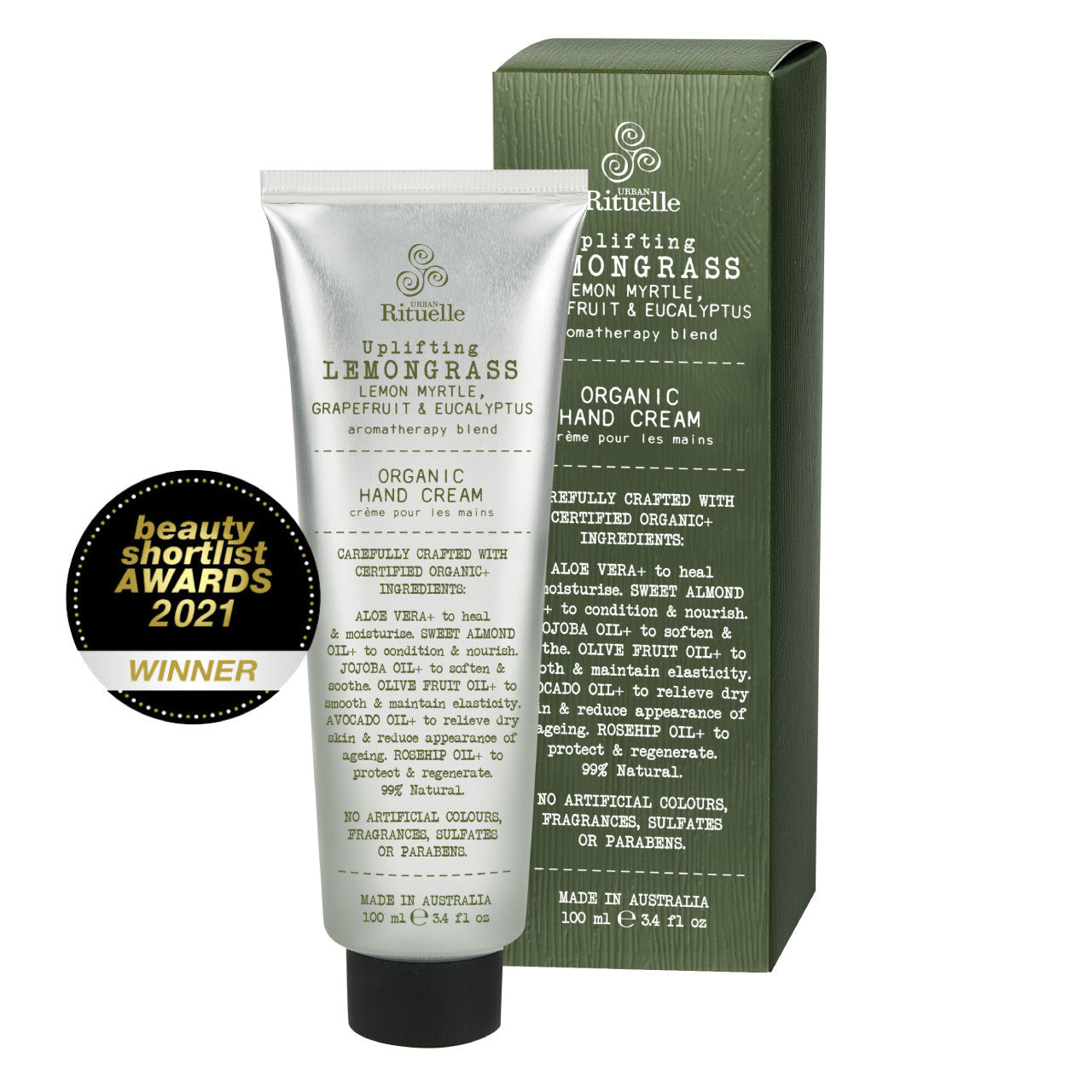 Lemongrass, Lemon Myrtle, Grapefruit & Eucalyptus  Hand Cream | 100ml