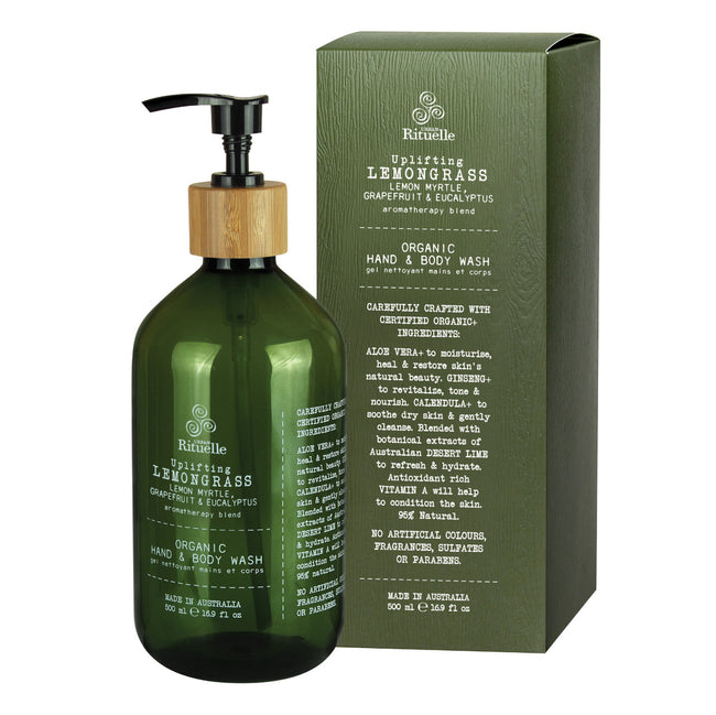 Lemongrass, Lemon Myrtle, Grapefruit & Eucalyptus  Hand & Body Wash | 500ml