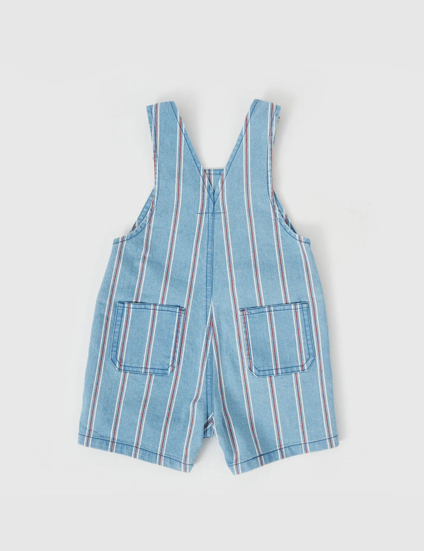 Goldie + Ace Burton Classic Stripe Denim Overalls