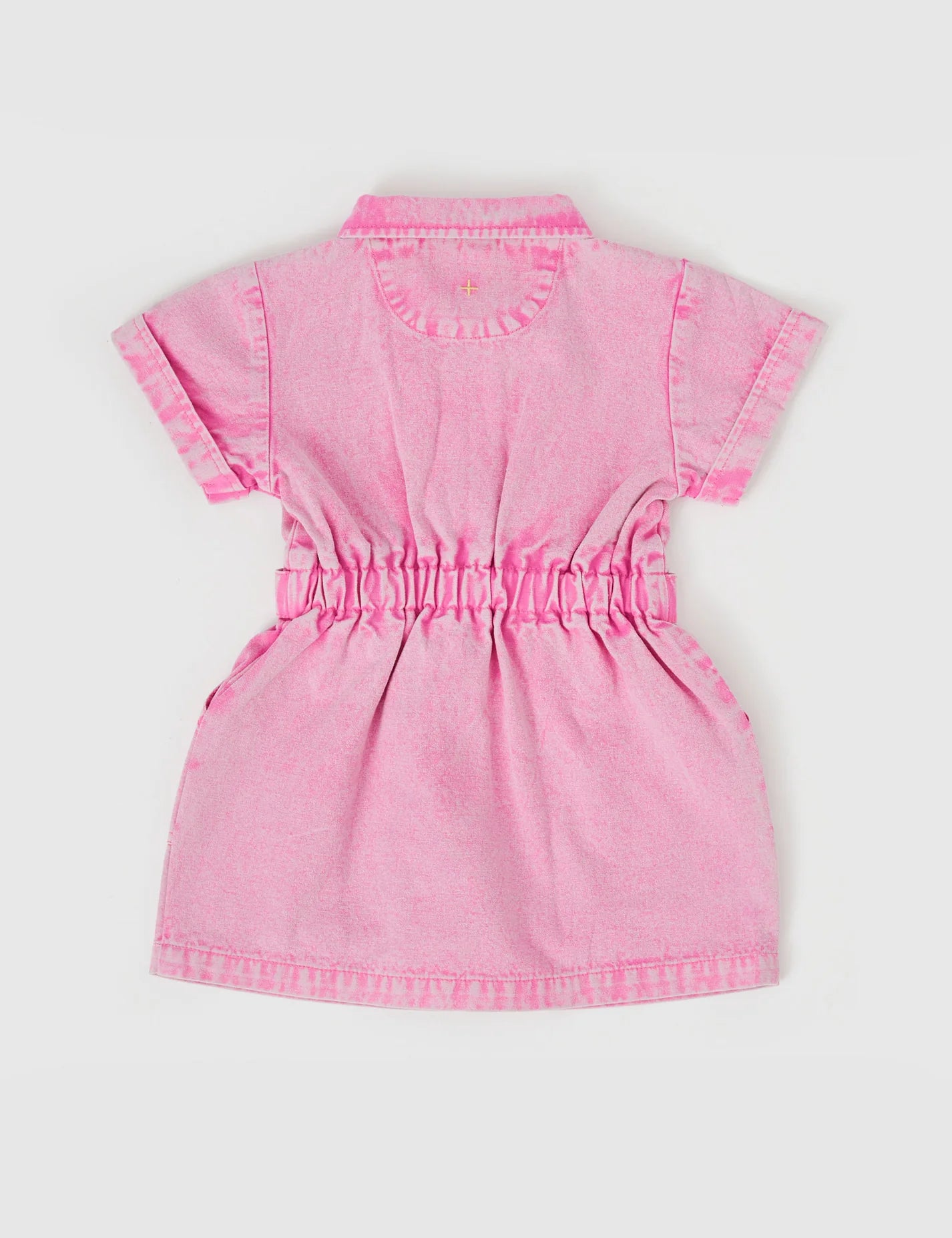 Goldie + Ace Piper Denim Belted Dress Bubblegum
