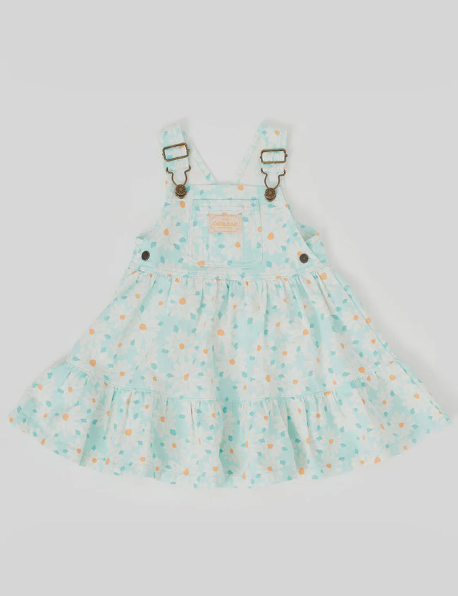 Goldie + Ace Tully Tiered Pinafore Dress Daisy Denim