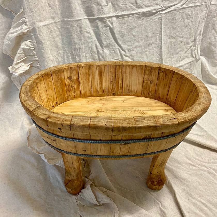 Antique Chinese Wash Basin Oval