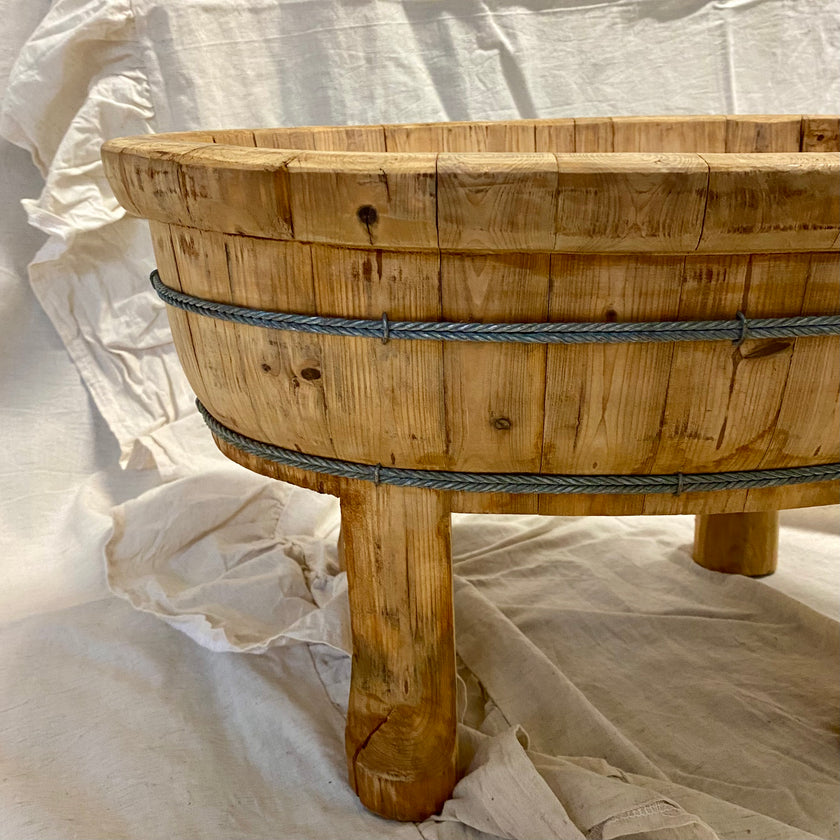 Antique Chinese Wash Basin Oval