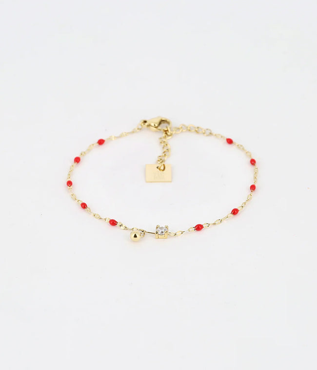Poppy Bracelet | Red