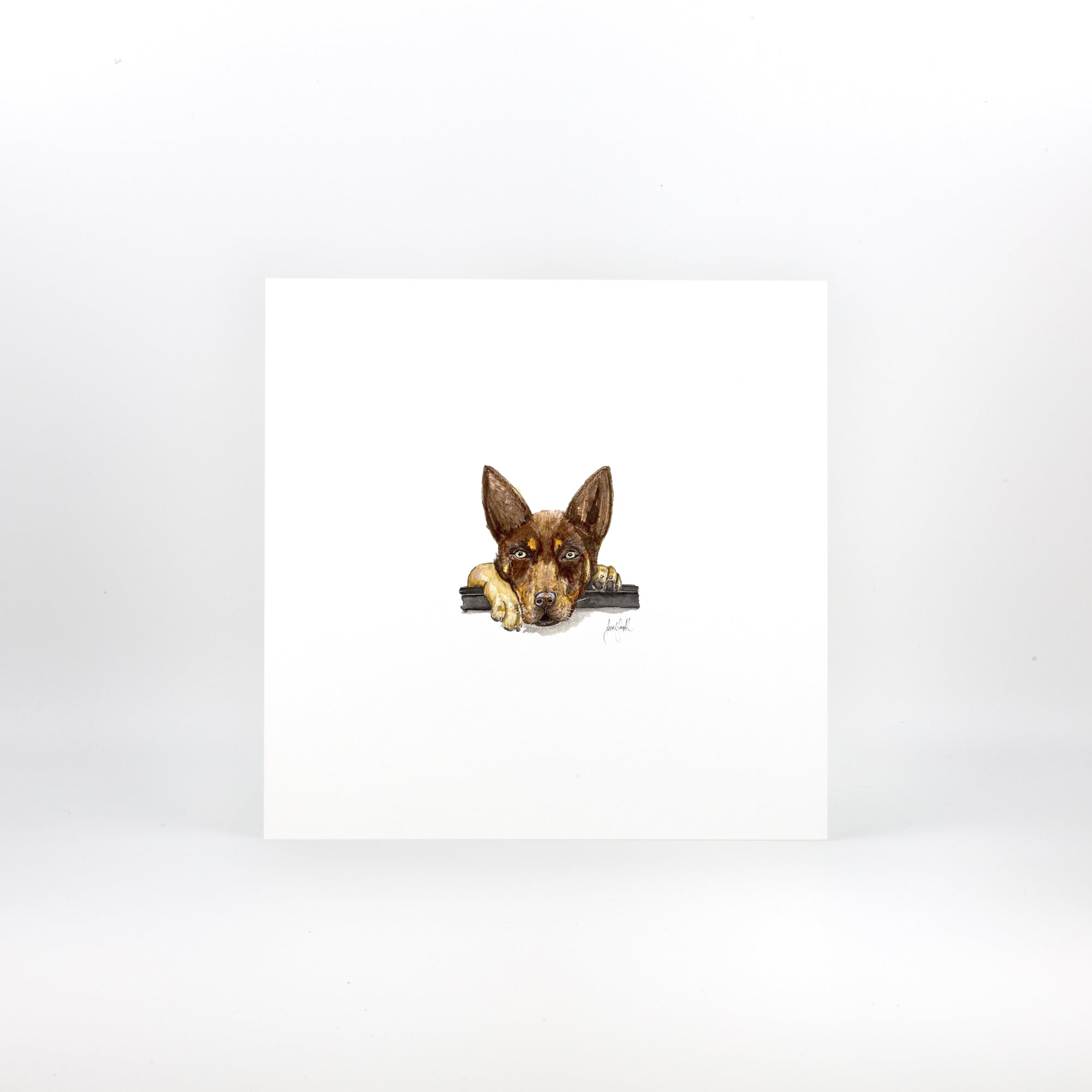 Sarah Smith Brown Kelpie Print