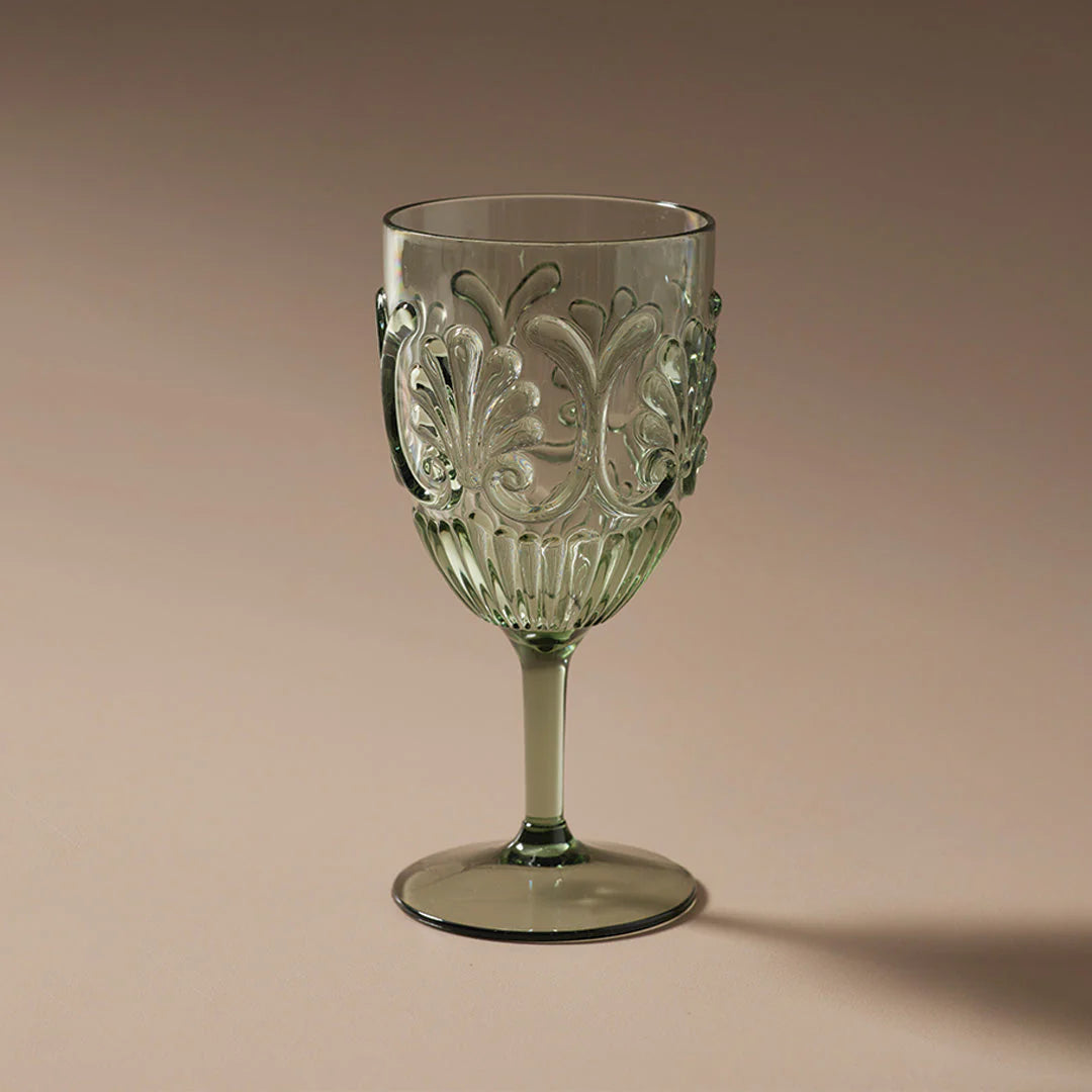 Flemington Acrylic Wine Glass | Green