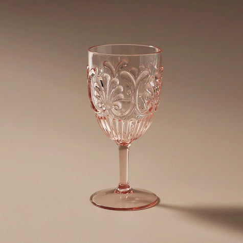 Flemington Acrylic Wine Glass | Pale Pink