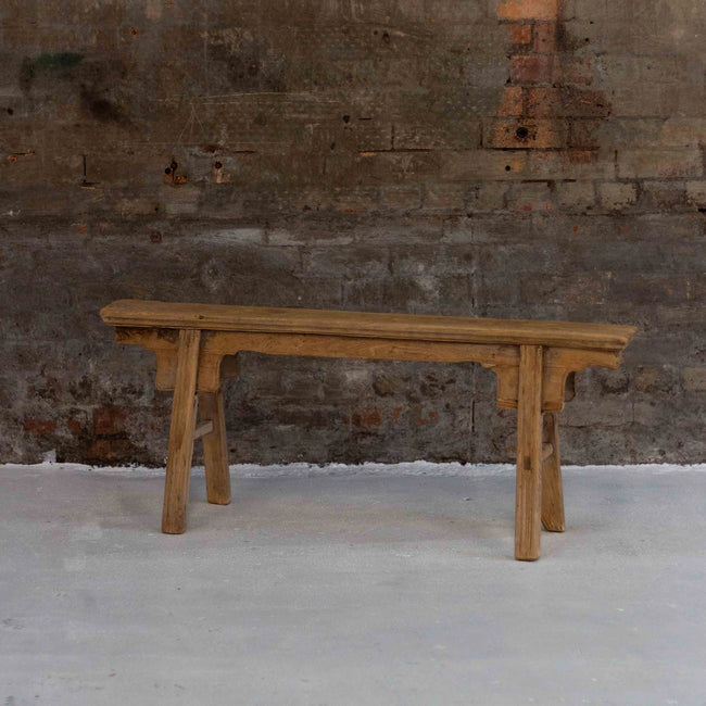 Elm Wood Old Workers Bench