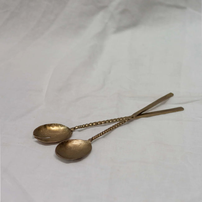 Forged Salad Servers