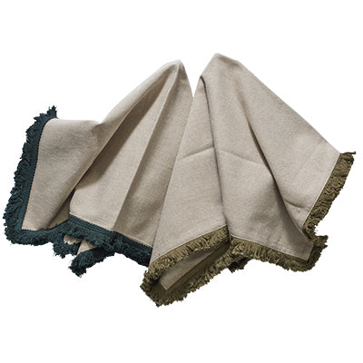 Midnight Fringe Napkin Set/4