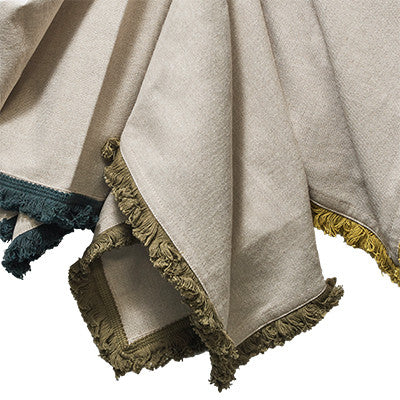 Midnight Fringe Napkin Set/4