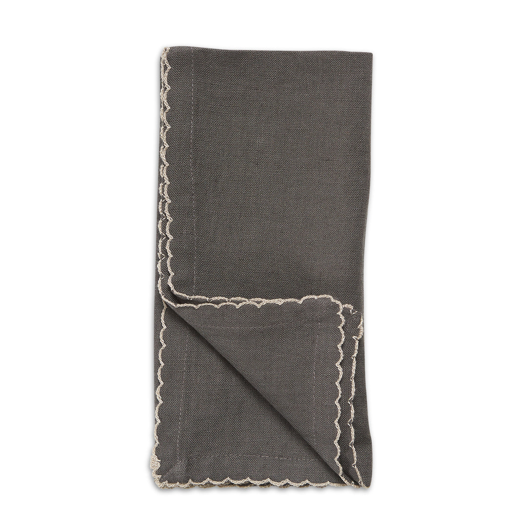 Patina Napkin Charcoal Set/4