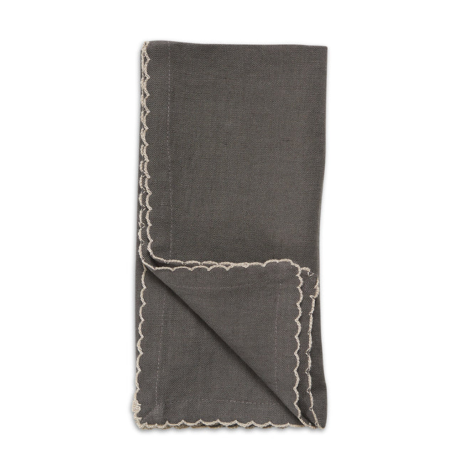 Patina Napkin Charcoal Set/4