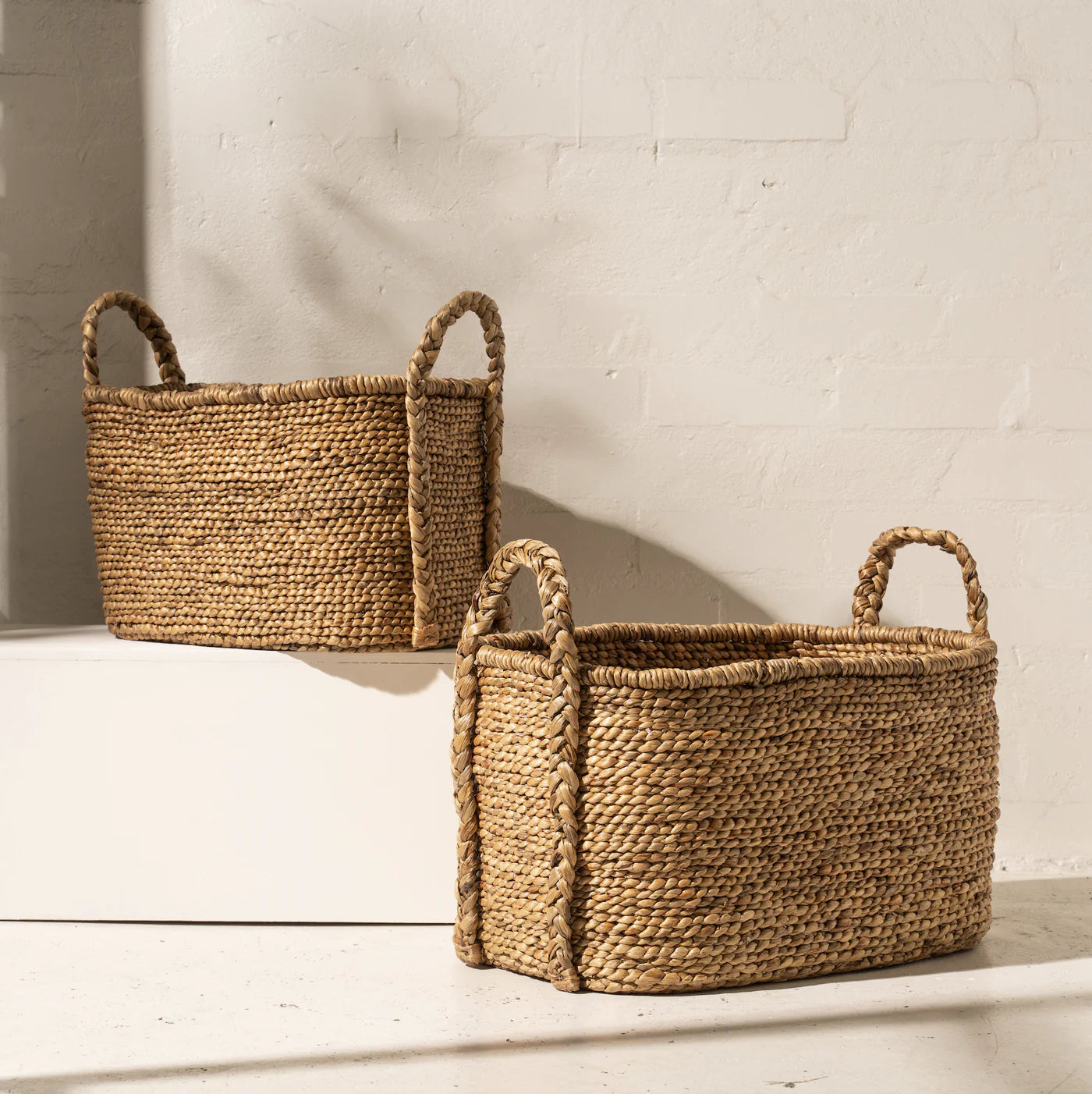 Oval Plaited Basket | Small