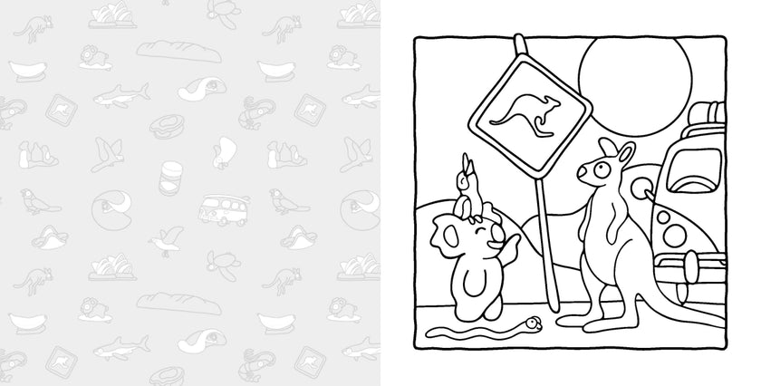 Cruisy Colouring: Aussie Road Trip By Brentos