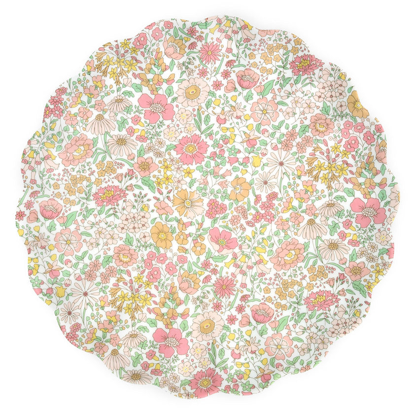 Meri Meri x Liberty Mixed Set Reusable Plates | Large (Pack of 4)
