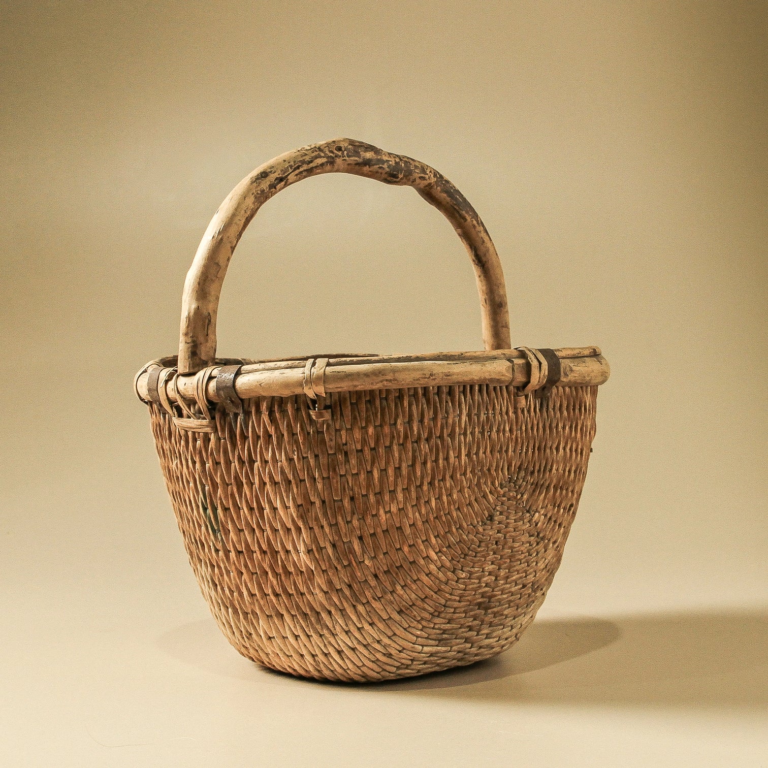 Chinese Vintage Reed Basket – Renata Home