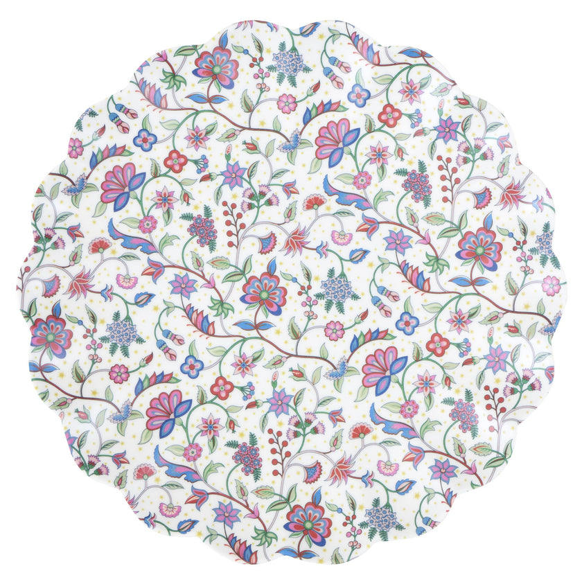 Meri Meri x Liberty Red & Green Reusable Plates | Large (Pack of 6)
