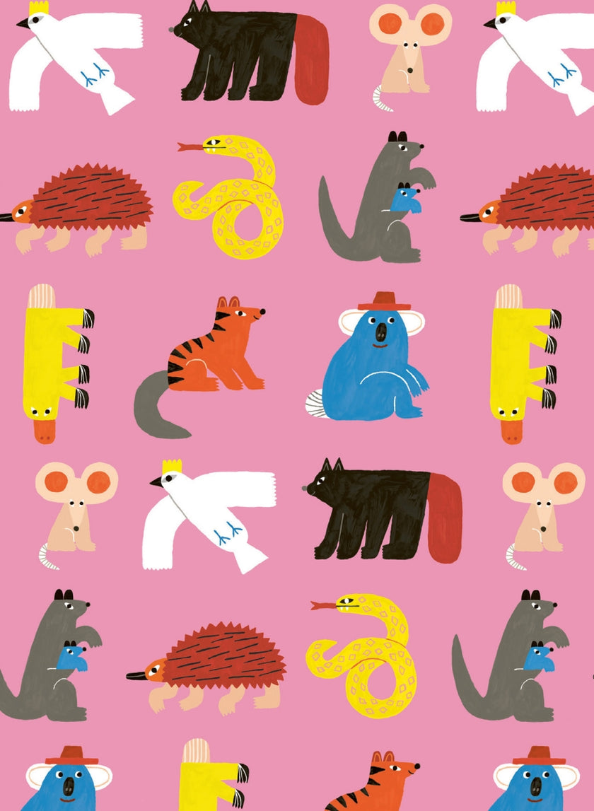 All Wrapped Up: Wild Life by Min Pin Notecards By Penny Min Ferguson