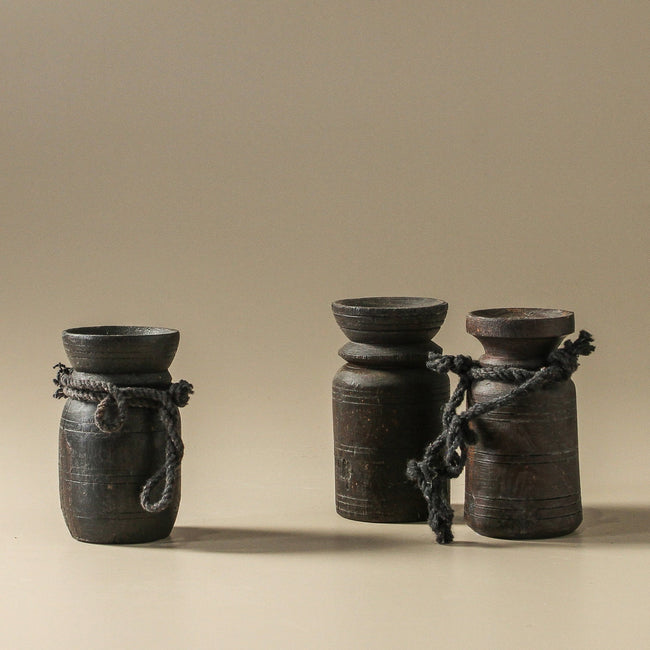 Vintage Indian Decorative Pot | Short