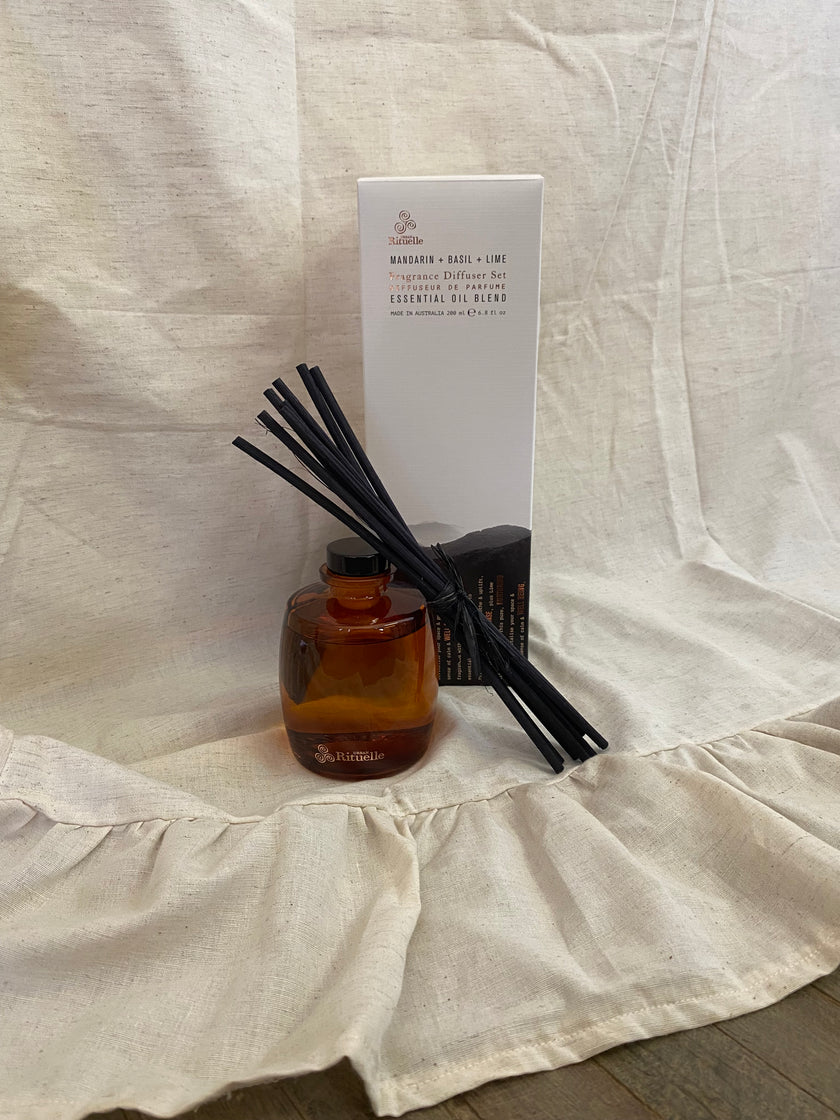 Mandarin, Basil & Lime Diffuser Set | 220ml