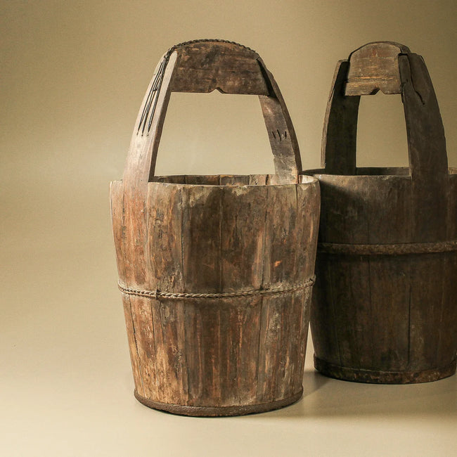 Chinese Antique Rice Bucket
