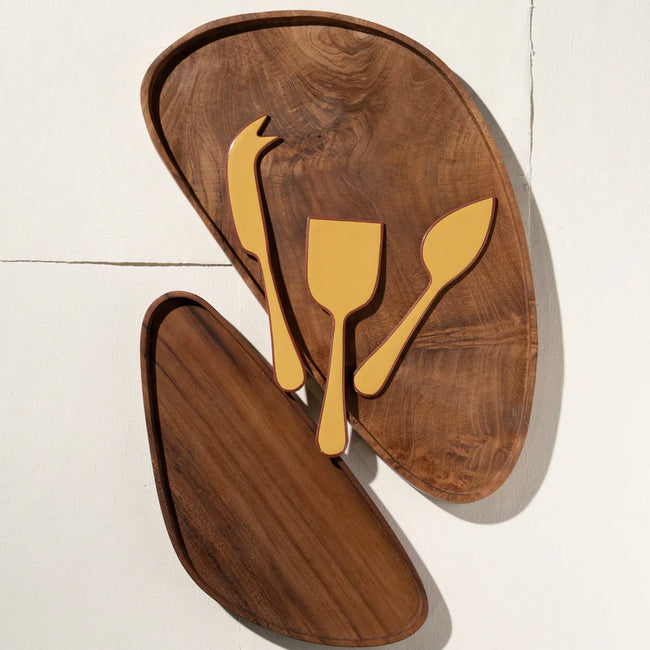 Alder Enamel Cheese Set | Chai