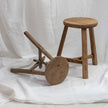 Elm Wood Old Round Stool
