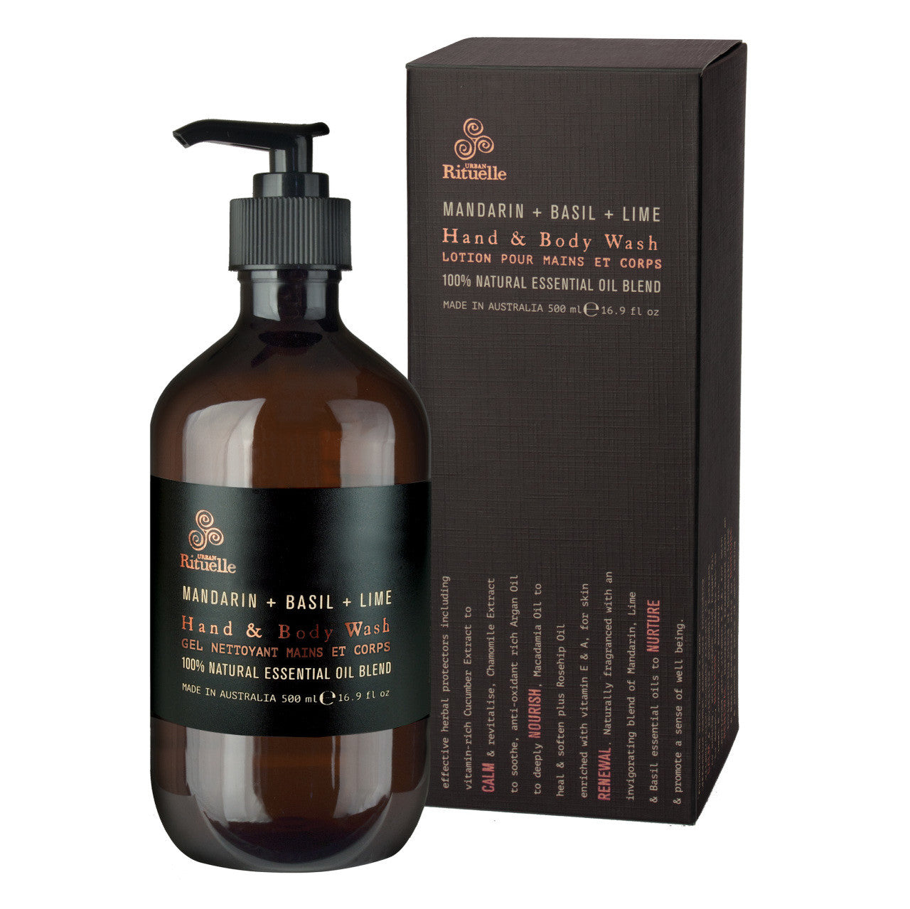 Mandarin, Basil & Lime Hand & Body Wash | 500ml