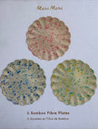 Speckled Reusable Bamboo Plates | Pack of 6