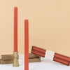 Tomato Red Table Candles | Pack of 2