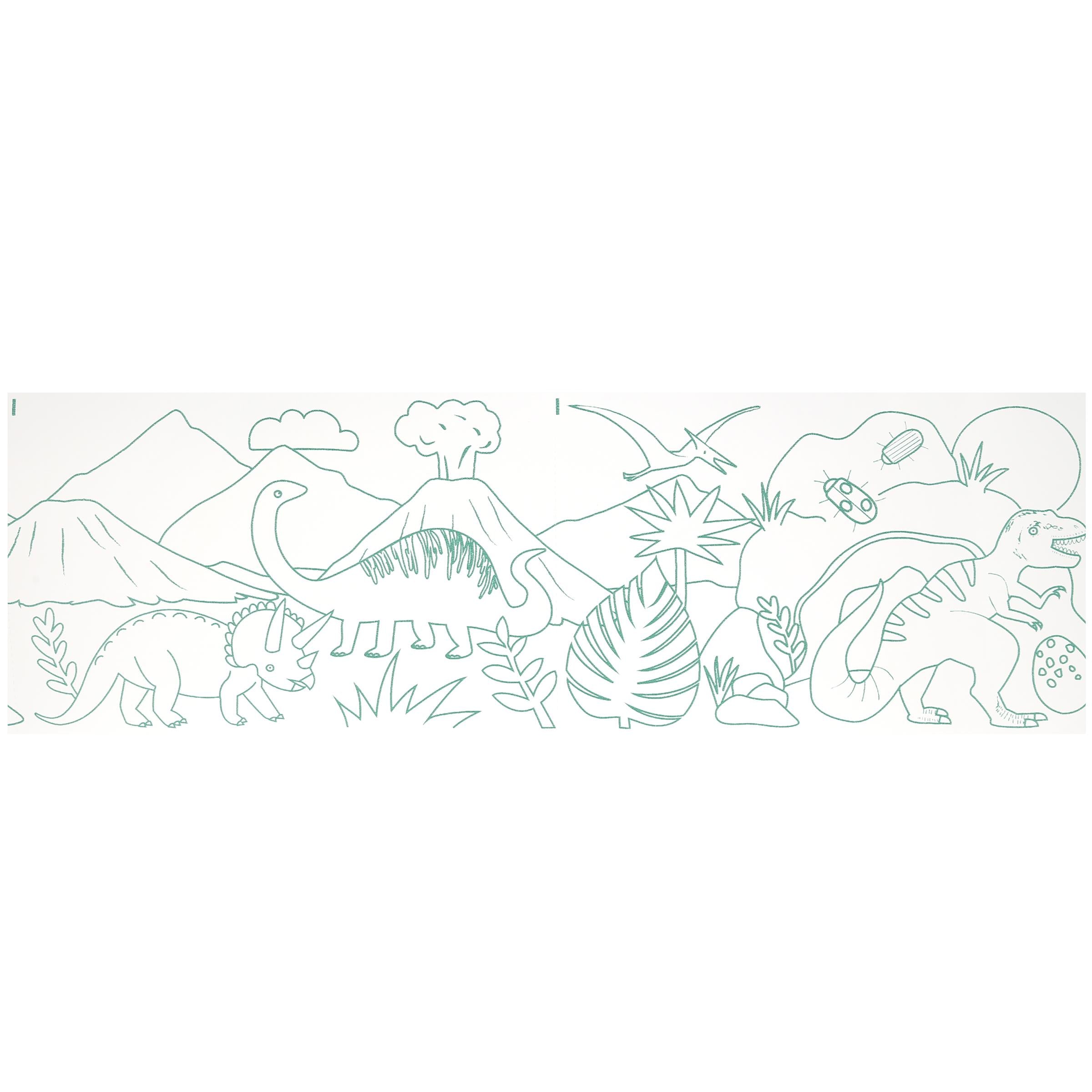 Dinosaur Colouring Roll