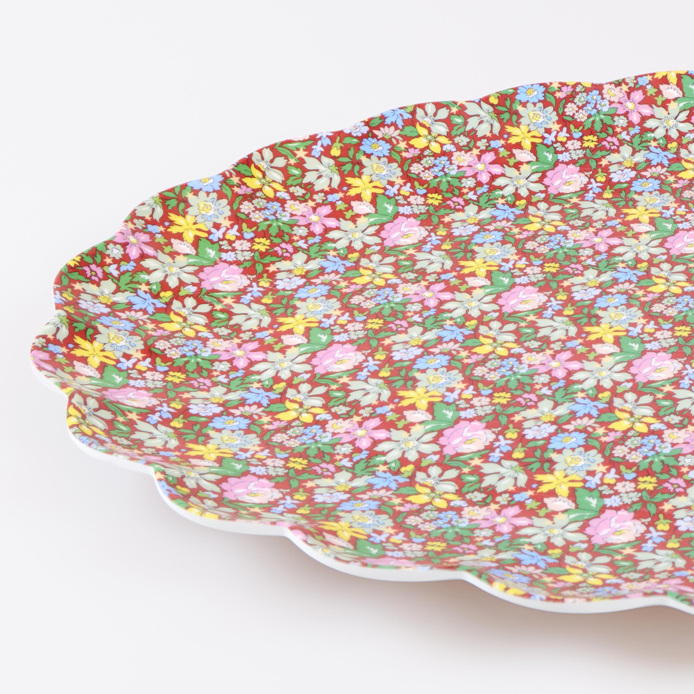 Meri Meri x Liberty Julia Star Reusable Platter