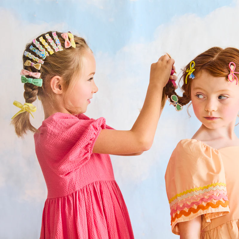 Meri Meri x Liberty Wavy Hair Clips (Pack of 8 in 8 designs)
