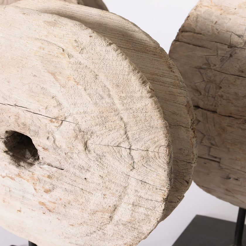 Vintage Indian Wheel on Stand