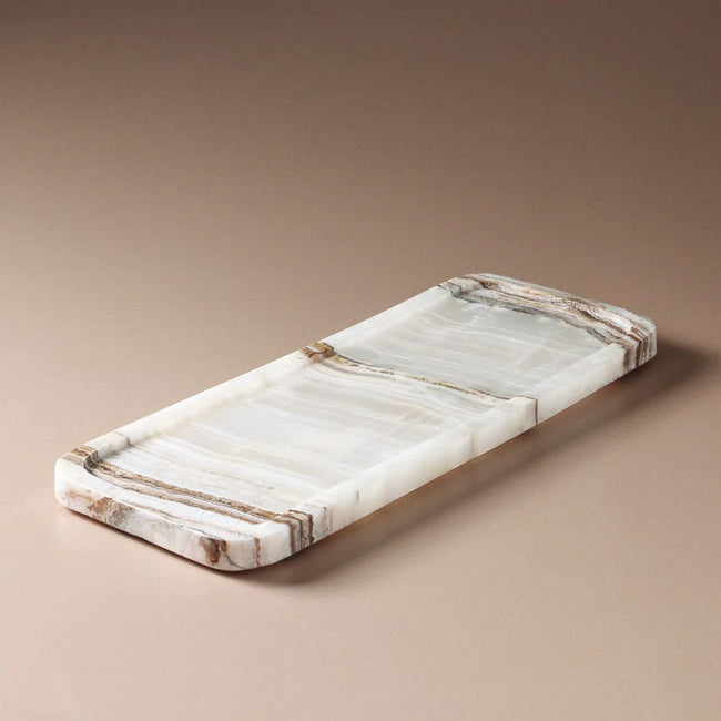 Arya Tray - Onyx Travertine Small