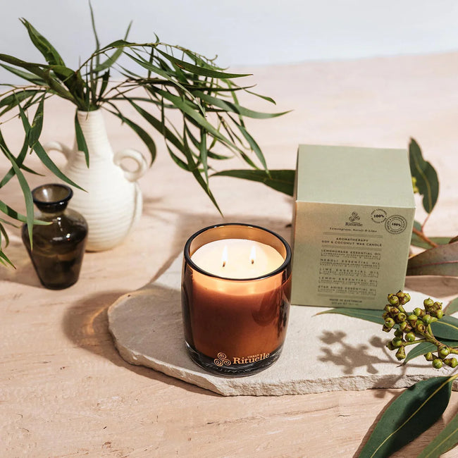 Lemongrass, Neroli & Lime Scented Soy Candle | 400gm