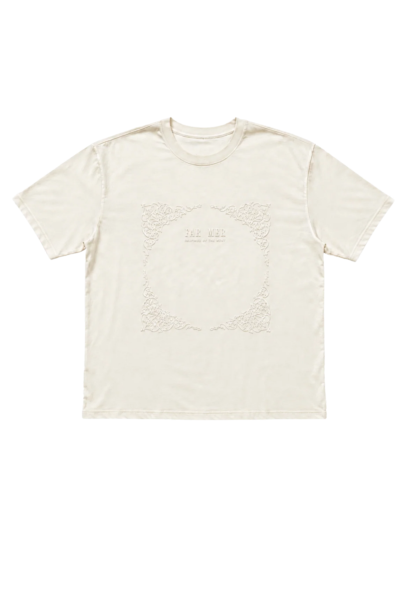Paisley Emboss Crew Tee