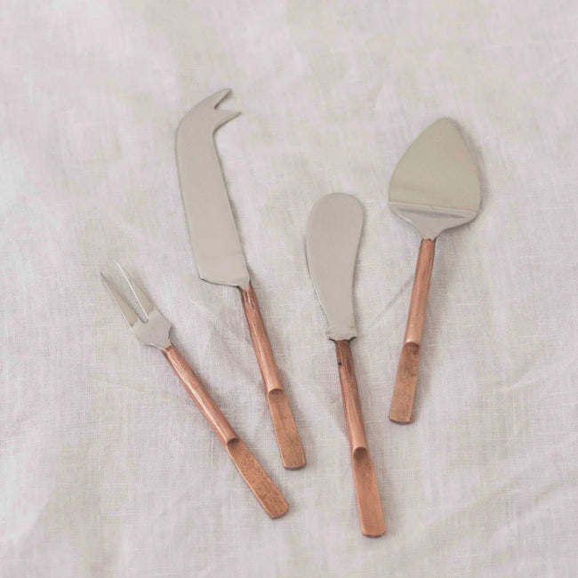 Paneer Cheese Knife Set | Copper