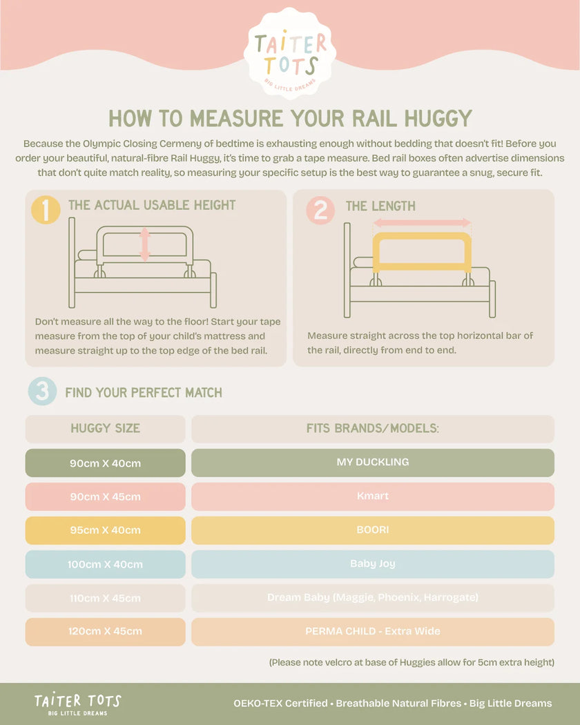 Rail Huggy | Gum Leaf Grey