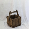 Vintage Wooden Carry Bucket